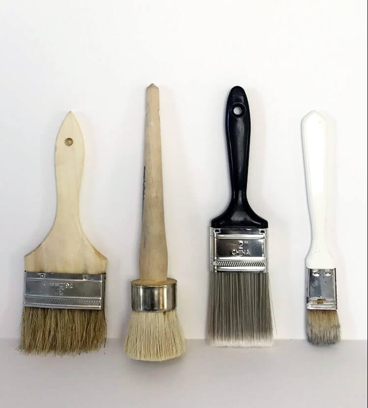 36 pc 2 Chip Brush Brushes Paint Glue Touchups 100% Pure Bristle