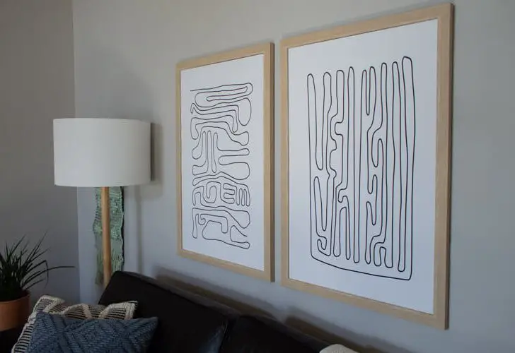 The Easiest Way to Frame Wall Art