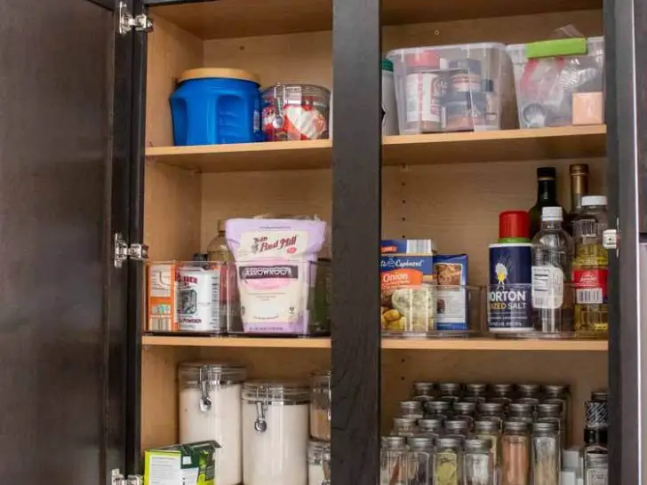 Spice Cabinet Organization from Amazon