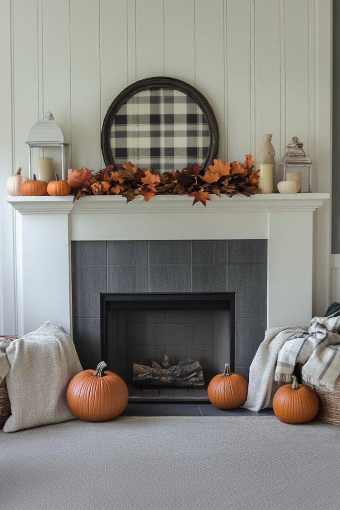 farmhouse mantel ideas